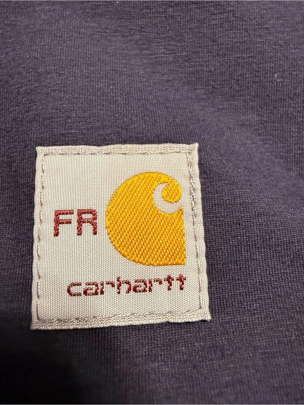Carhartt FR Force Delmont Graphic T-Shirt Purple 4XL